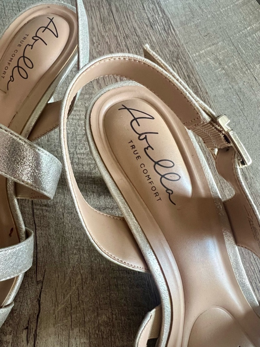 Aerosoles Metallic Silver Strappy Comfort Sandals - Women - Picture 2 of 6